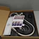 Stainless Steel 304 Kitchen Sink Faucet with Pull Down Spray Outdoor Kitchens Faucets Out Extension Utility Farmhouse for Sinks 1 Hole,Single Handle Rent Apartment Dorm (Satin Nickel)