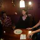 Farkle Classic Dice Game Tray with Score Board - Wooden Dice Board Game for Family Game Night