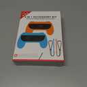 Grips & Wrist Strap Set Switch 2 Joy-Con  Ergonomic Controller Holder, Secure Gaming Accessories for Nintendo Switch 2 & OLED  Comfortable & Anti-Slip Design 2pcs