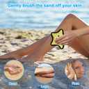 Beach Sand Remover Towel Eraser Bag, Cruise Vacation Essentials for Women, Portable Quick Dry Pouch, Beach Travel Accessories