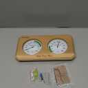 Zoorka Fahrenheit Sauna Thermometer and Hygrometer 2-in-1, Handcrafted from Canadian Red Cedar Wood, Professional-Grade Sauna Accessories for Sauna & Home Spa