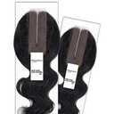 Organique Mastermix Shake-N-Go Synthetic Weave - BODY WAVE LACE CLOSURE 16" (Dark Brown)