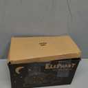 Nacome Elephant Statues with Succulent for Garden Decor: Solar Outdoor Clearance Outside Yard Art Porch Patio Balcony Front Lawn Ornaments Birthday Gifts for Mom Grandma Women