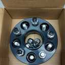 Customadeonly 2pcs 25mm Forged Hubcentric Wheel Spacers 5x108 | 63.4mm Hub | Grade 10.9 M12x1.5 Studs | Black | to Widen Stance, Offset Correction & Appearance Enhancing | for Ford Fusion, Jaguar XF