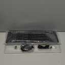 Wireless Keyboard and Mouse Combo, RGB Backlit, Rechargeable & Light Up Letters, Full-Size, Soft Typing, Sleep Mode, 2.4GHz Quiet Keyboard Set for Mac, Windows, Laptop, PC, Trueque (Black)