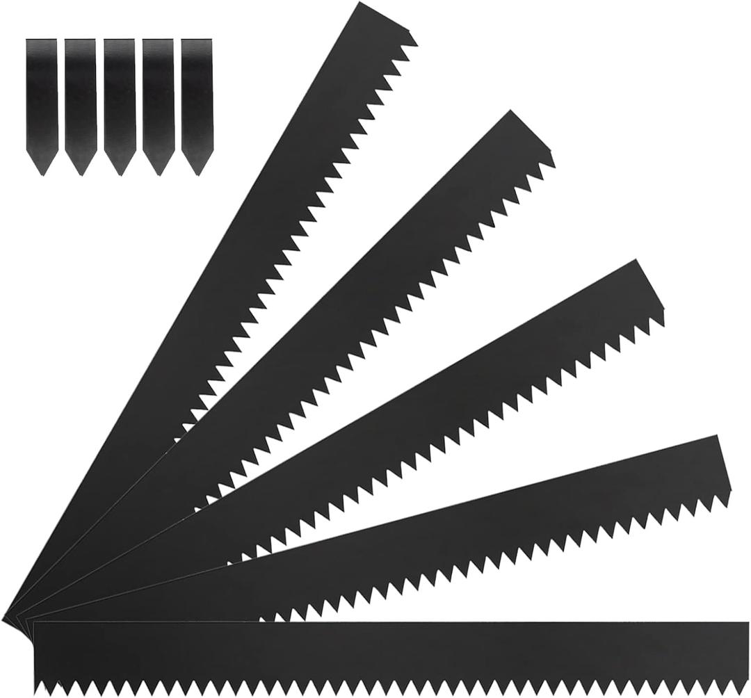 TMEE Landscape Edging Garden Lawn Border 46-Inch Strips, 6-Inch Depth Hammer-In Metal Edging for Landscaping With Clips, Total 19FT, Backyard/Lawn/Garden/Playground, 5 Pack