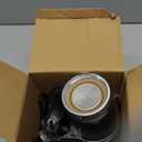 Stovetop Espresso Maker, 3Cup 160ml Moka Pot, Crystal Glass-top & Stainless Steel Coffee Maker Mocha Pot, Greca De Cafe, Cuban and Italian Coffee Maker for Cafetera Cubana (Silver)