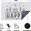 Camper Door Mat, Camping Doormat for RV Cabin Home Outdoor Indoor Entrance, Camping Welcome Mats for Front Door Porch Outside Entryway, 17x30 Inches (Travelling06)