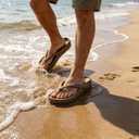 Arch Support Flip Flops for Women and Men Soft Cushioning EVA Thong Sandals with Thick Sole, Non-Slip Quiet Outsole, Shock Absorbing Shower & Beach Flip Flops, 7.5-8.5 Women/6-7 Men