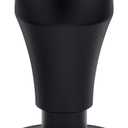 Normcore 51mm Coffee Tamper V4.1 with Click Sound Feedback, Spring Loaded Tamper Fit Delonghi Portafilter, 304 Stainless Steel Flat Base, Anodized Aluminum Handle with Silicone Stand, Black