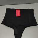 WOWENY Thong Shapewear Tummy Control Underwear For Women Seamless High Waisted Body Shaper Sexy Girdle Panties(Black, XL)