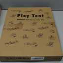 UTEX 3 in 1 Pop Up Play Tent with Tunnel, Ball Pit for Kids, Boys, Girls, Babies and Toddlers, Indoor/Outdoor Playhouse (Red/Yellow & Square Tent)