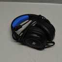 Jimonyer Gaming Headset for PC/PS4/PS5/Xbox One/Switch, Stereo Surround Sound Gaming Headphones with Noise Canceling Flexible Mic, Computer Headset with 3.5mm Jack & RGB Light (Blue)