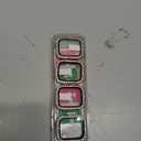 Goton 4-Pack Bling Case for Apple Watch Screen Protector 41mm Series 9/8/7, Women Glitter Diamond Rhinestone Protector for iWatch Cover Accessories 41 mm (Silver+Gold+Rose Gold+Pink( Glass)