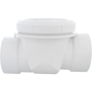 Jones Stephens B04400 4 PVC BACKWATER Valve - White