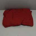 48 Inch Dark Red Knitted Christmas Maroon Tree Skirt, Large Xmas Tree Skirts Round Base Skirt for Christmas Tree Decorations, for 6-8FT Tree Christmas Treer Burgundy Tree Skirt Rug Decorations