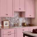 Abyssaly Pink Contact Paper Pink Peel and Stick Wallpaper Self-Adhesive Removable Contact Paper for Cabinets Bedroom Furniture Home Decor 15.7" X 393"