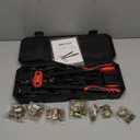 WETOLS Rivet Nut Tool Kit, 14-Inch Rivnut Tool with 7 Metric and SAE Mandrels, Professional Hand Riveter with 70Pcs Rivnuts Assortment Kit, Manual Rivet Nut with Rugged BMC Case