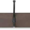 Amazon Basics Wall-Mounted Metal Coat Rack, 5 Hooks, Espresso
Farmhouse, Rectangular