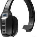Bluetooth Headset for Truck Drivers, Single Ear Wireless Headphones with Mic Noise Cancelling, Mute Button, Hands-Free, 60H Playtime for Call Center, Office, Cell Phone