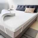 Airensky Queen Mattress Topper, Cooling Gel Infused Memory Foam Topper with Removable Skin-Friendly Cover, Bed Topper for Pressure Relief Back Pain, CertiPUR-US Certified, 3 Inch, 60"x80"