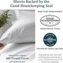California Design Den Soft 100% Cotton Sheets Queen Size Set, 400 TC Good Housekeeping Award Winner, Silky Smooth Sateen with Deep Pockets, Breathable and Durable Cotton Bedding Set - Light Grey