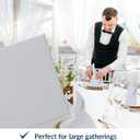 PAW - 50 Pieces Airlaid Paper Linen-Feel Napkins 16" x 16", Monocolor Disposable Cloth-Like Napkins, Elegant Silver Dinner Napkins for Kitchen, Party, Wedding, Gatherings, Christmas