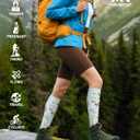 FuelMeFoot 6 Pairs Compression Socks for Women & Men 15-20mmHg Graduated Support Knee High Socks for Nurses, Travel, Athletic (Large-X-Large, 01 Assort - Black/Blue/Grey/Pink/Beige/White)