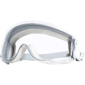 Honeywell Uvex Stealth Safety Goggles with Clear HydroShield Anti-Fog Lens, Grey Body & Neoprene Headband (S3960HS)