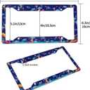 Sea Turtle License Plate Frame 2 Pack Accessories Cars Decor 12.3 X 6.3 Inches for Men Women