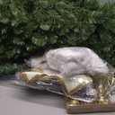 6Ft Eid Ramadan Moon Tree, Eid Tree with Ramadan Decorations, Muslim Islamic Crescent Artificial for Garden, Indoor