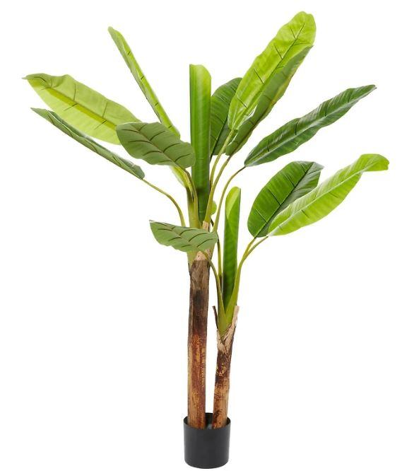Banana Tree Artificial Plant, 53", Green