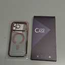 Magnetic for iPhone 17 Pro Max Case with Glitter Integrated Lens Protection, [Glossy Bumper & Shiny Magnetic Ring] [Compatible with Magsafe] Cute Women Girly Phone Case for iPhone 17 Pro Max Pink