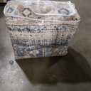 VK VKLIVING Entryway Washable Rug 2'x3' Small Boho Bathroom Throw Area Rug Non Slip Doormat Indoor Front Door Machine Washable Carpet for Bathroom Kitchen Vintage (Beige)