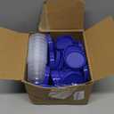 40 Pack 4oz Small Containers with Lids,Reusable Salad Dressing Container Airtight Leakproof Condiment Containers with Screw Lids,Take Away Stackable Plastic Dip Sauce Cups for Snack,Drink,Ketchup