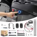 10L0L Golf Cart Keyless Ignition Switch with Remote Control for Yamaha G22 / G29, EZGO TXT, Club Car DS/Precedent 20-80V Electric Golf Carts