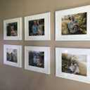 upsimples 11x14 Picture Frame Set of 5, Display Pictures 8x10 with Mat or 11x14 Without Mat, Wall Gallery Photo Frames, White