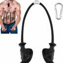 Tricep Rope Ergonomic Tricep Pull Down Attachment 36In - Rope Attachment for Cable Machine Pulley System Gym Home Triceps Rope Cable Attachment Workout Equipment (Black)