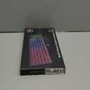 Wireless Keyboard and Mouse Combo - Large Print, RGB Backlit, Oversize Light Up Letters, Rechargeable, Ergonomic Tilt Leg, Sleep Mode, 2.4GHz Quiet Keyboard Mouse for Mac, Windows, Laptop, PC, Trueque (Matte Black)