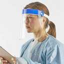 hand2mind Wrap-Around Safety Face Shield, Facial and Eye Protection from Spray, Splashes, & Dust, Personal Protective Equipment 200 pcs/ case