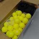 Vinsot 6 Sets Baby Shower Games Bridal Funniest Baby Shower Play, Interactive Shaking Balls for Boy or Girl, Table Tennis Twerk Game (Yellow)