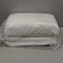 10 Pack White Round Tablecloths, 120 Inch Stain Resistant and Wrinkle Polyester Fabric Washable Table Clothes Cover for Kitchen Dining, Wedding, Reception Banquet, Birthday Party, Buffet Restaurant