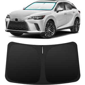INSAUTO Custom Fit Windshield Sun Shade Accessories for Lexus RX 2023-2026, Foldable Front Window Sunshade, UV & Heat Reflector, Keeps Interior Cool, Includes Storage Bag