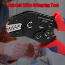 Crimping Tool Ratcheting Wire Crimper Tool for Non-Insulated Open Barrel Terminals 0.25-1.5mm² Crimping Pliers AWG 24-16, SN-58B