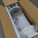 Portable AC Window Vent Kit With 5.9"Hose,26-62"Adjustable with Universal Coupler Filter Screen & 2 Weather Strippings Fit for LG/Hisense etc Portable ac Vertical/Horizontal Sliding Window Seal Kit