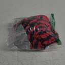  Long Dress Red and Black Print Large