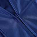 Newrara Adult Shiny Graduation Cap and Gown Tassel Set for High School & Bachelor (48 Plus, Navy Blue)