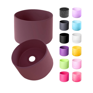 Silicone Boot for Owala 24oz Water Bottle – Anti-Slip Protective Cover, Bottle Boot, Base Cover Compatible with FreeSip, Sleeve for Stainless Steel Tumblers (Light Sorrel 24oz)