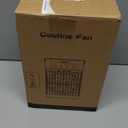 Portable Air Conditioners, Dual Motor & Fan Blades Evaporative Air Cooler with Remote, 3 Speeds & 3 Mist, Colorful Night Light Cooling Fan with 2-8H Timer, Personal AC Unit for Bedroom Office