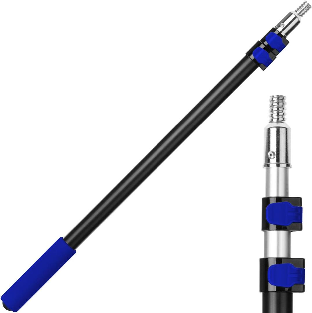 Bates- Telescopic Extension Pole, 6 Ft, Aluminum Alloy, Sturdy Multi-Purpose Extension Pole with Flip-Lock Design for Painting, Dusting and Cleaning